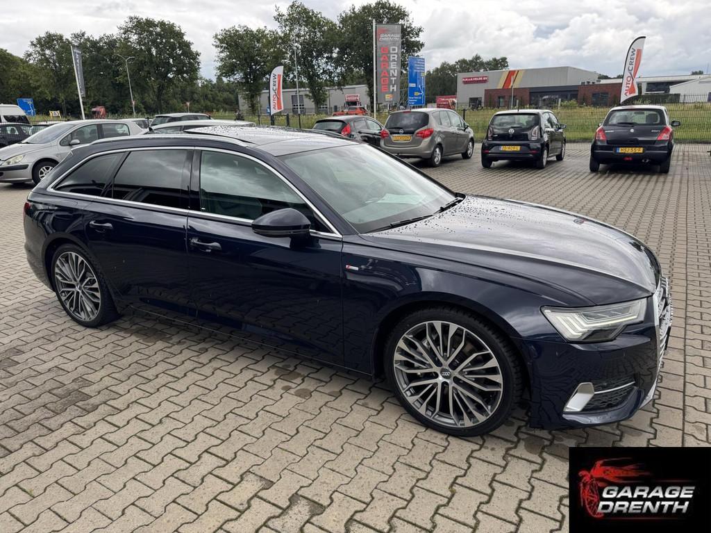 Audi A6 Avant 45 TFSI Sport 3XSline edition mildhybrid 245PK, Gebruikt, 4 cilinders, Blauw, Verwarming stoelen achter