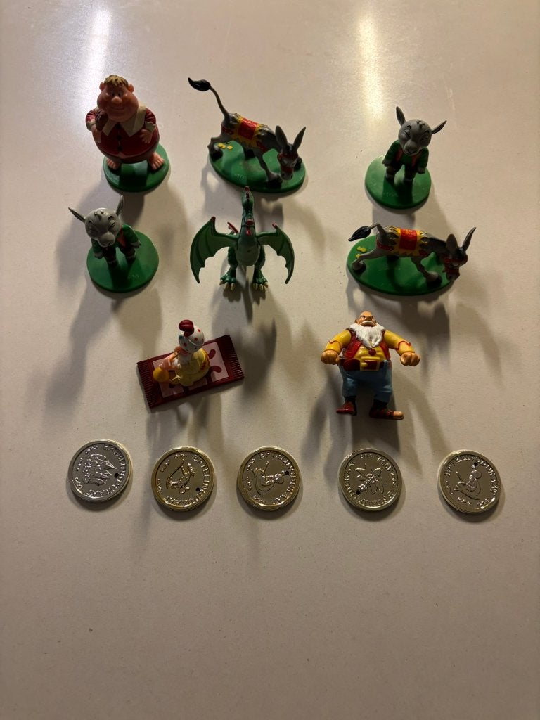 Efteling ah poppetjes en gouden munten dukaten set!, Verzamelen, Ophalen of Verzenden, Zo goed als nieuw, Beeldje of Poppetje