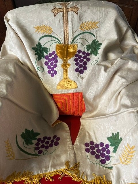 Schoudervelum, Antiek en Kunst, Antiek | Religie, Verzenden