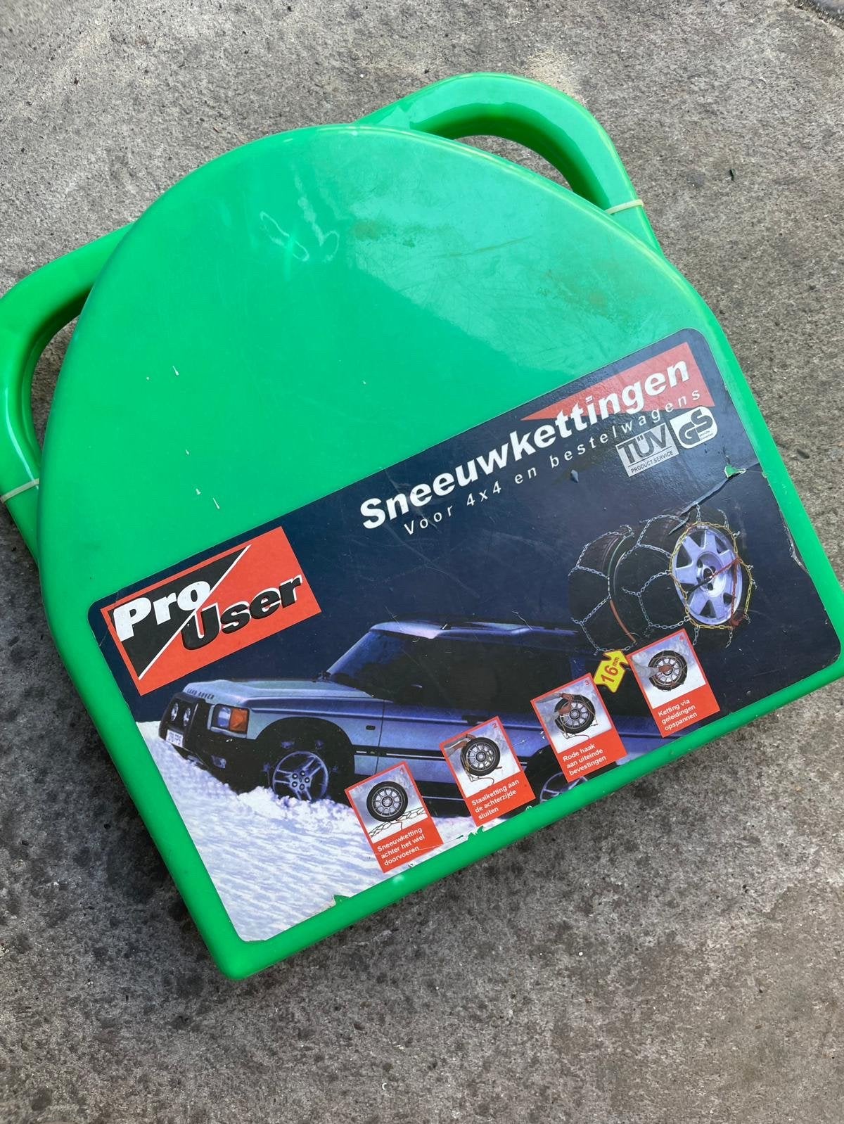 Pro User Sneeuwkettingen voor 4x4 en bestelwagens, Auto diversen, Ophalen, Gebruikt
