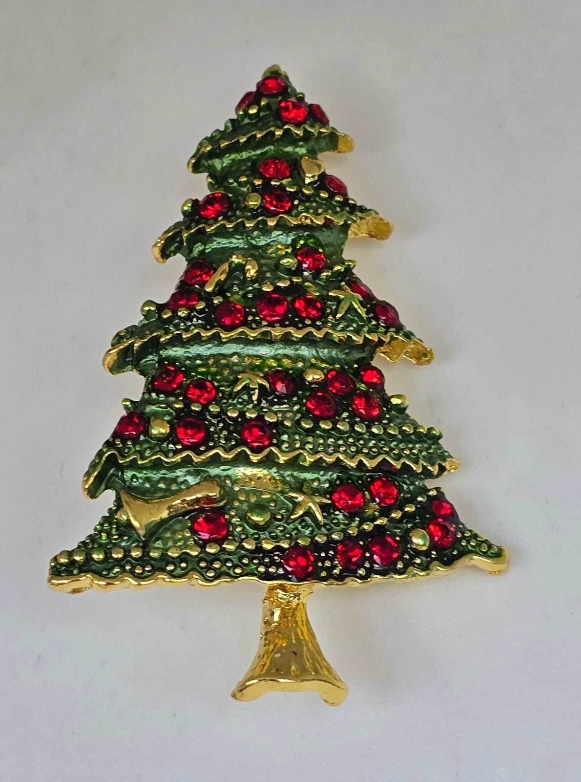 Kerstboom Broche, Ophalen of Verzenden, Nieuw, Groen, Overige materialen