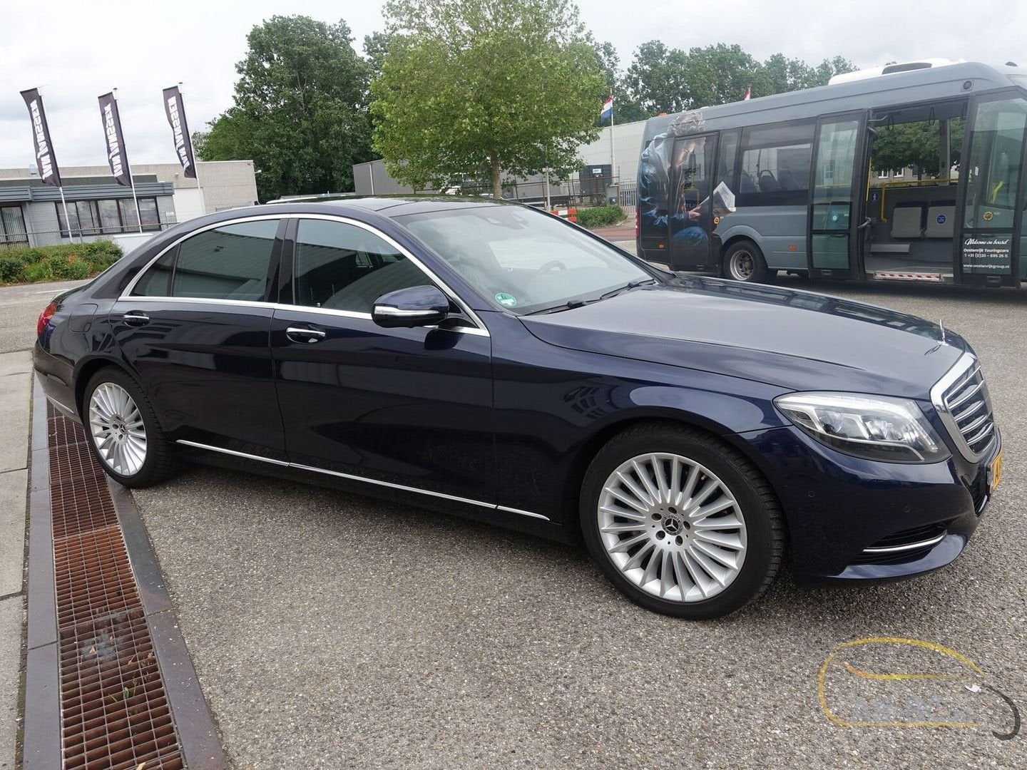 Mercedes-Benz S 350, Automaat, Blauw, Open dak, Bedrijf