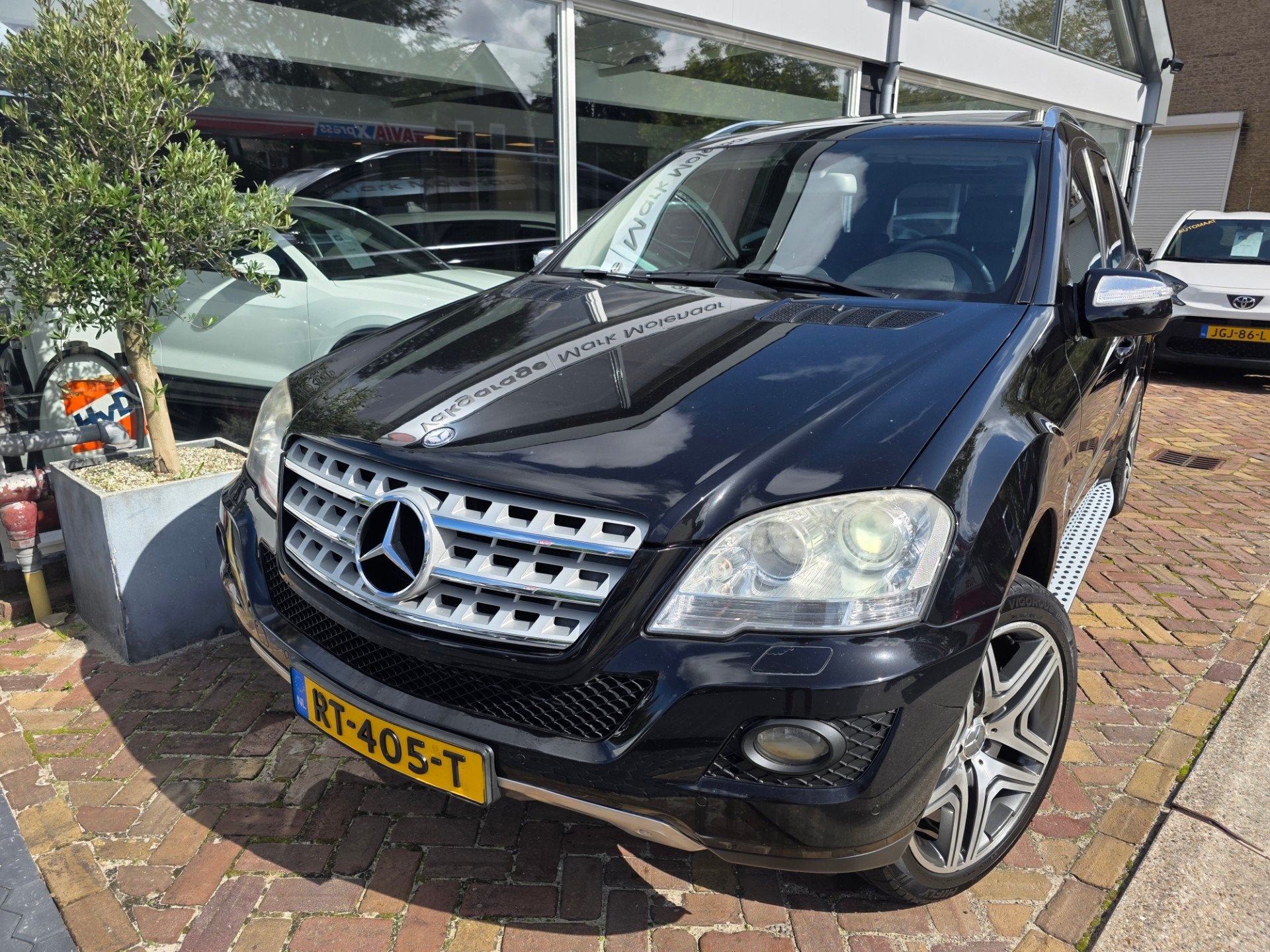 Mercedes-Benz M-klasse 350,lpg installatie,goed onderhouden,, Auto's, Automaat, Gebruikt, Parkeersensor, Zwart