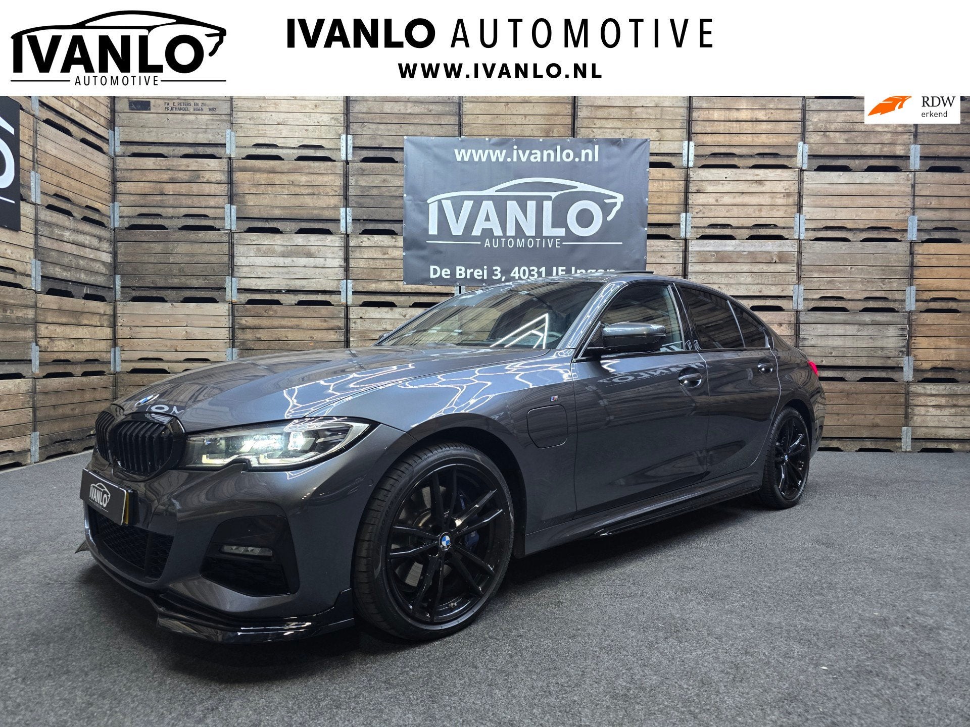 BMW 3-serie 330e eDrive Edition M sport HUD Pano Leder Camer, 1998 cc, Achterwielaandrijving, Gebruikt, Automatische klimaatregeling