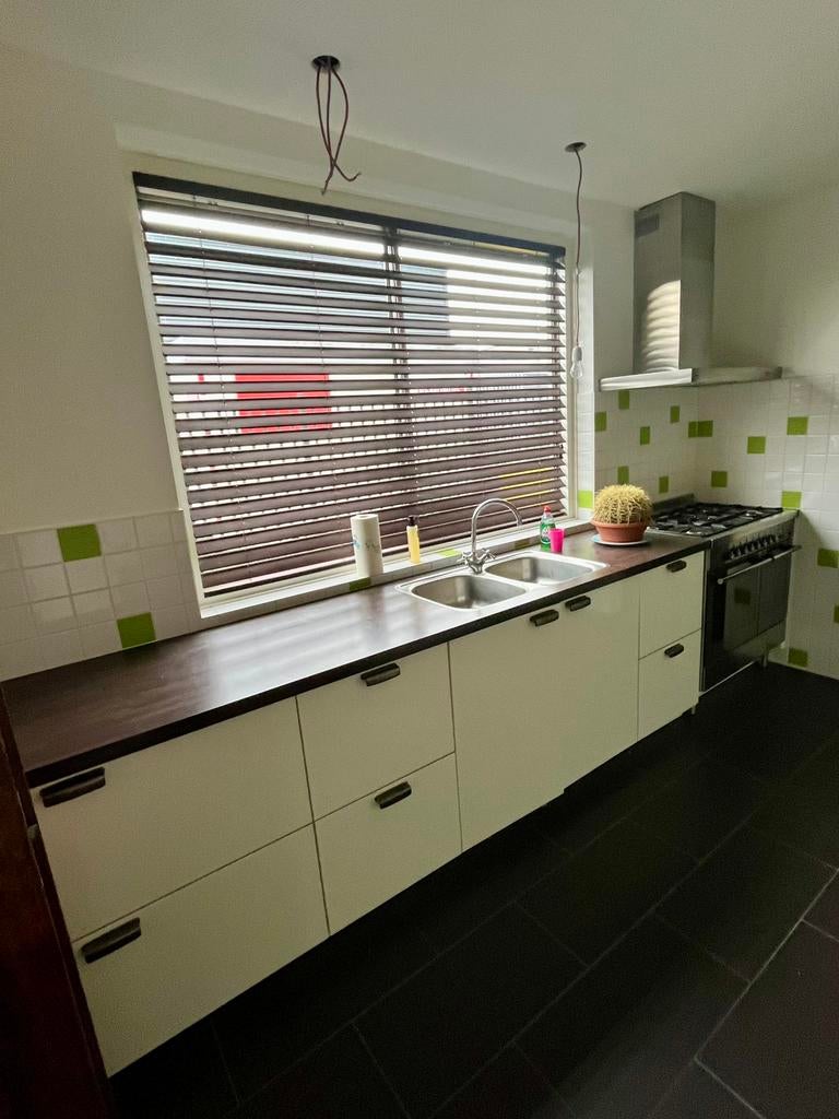 Complete keuken met eiland, Ophalen, Wit, Met kookeiland, St vd Brink