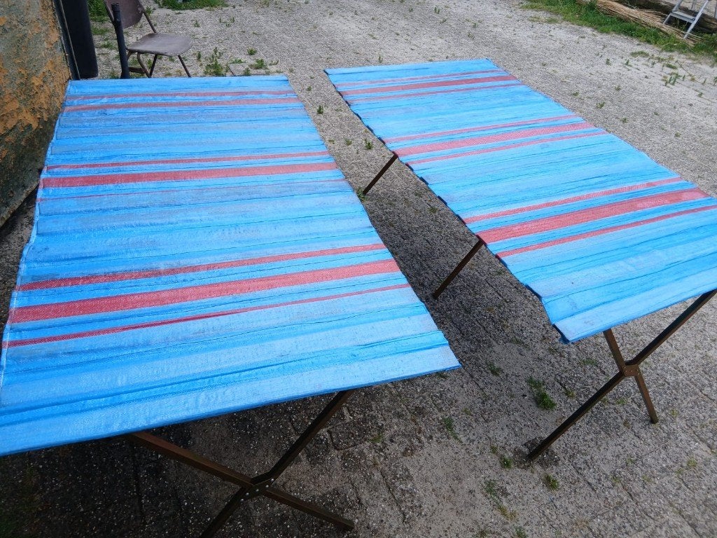 Handige stevige  tafels voor Markt of braderie, Ophalen, Gebruikt