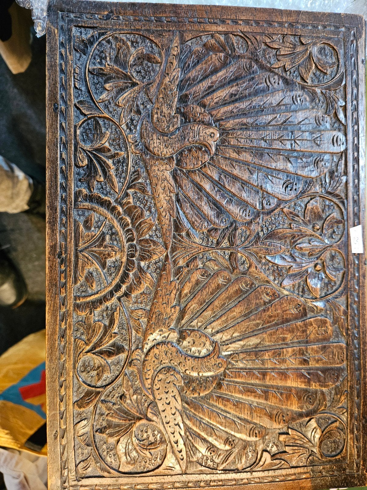 Vintage Naaikistje met Prachtige Gravures, Ophalen of Verzenden