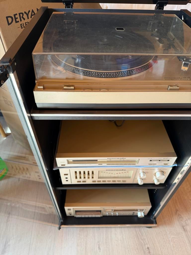 Akai kast-vintage Marantz, Audio, Tv en Foto, Platenspelers, Ophalen of Verzenden, Gebruikt, Platenspeler, Akai