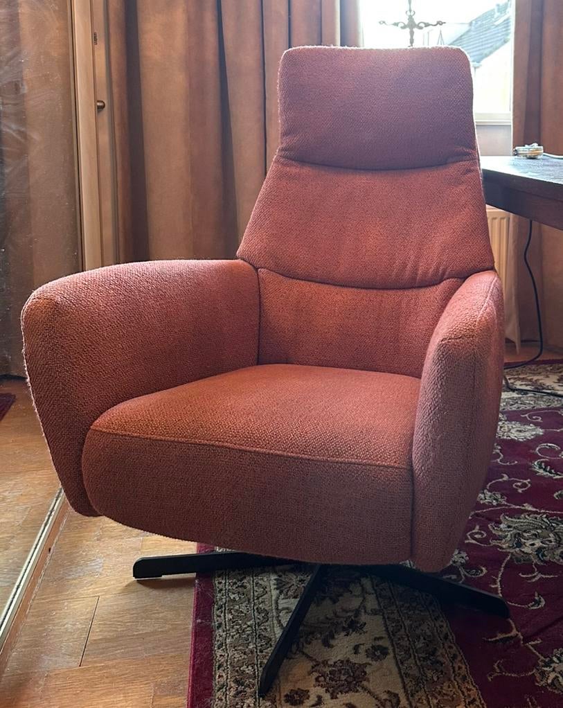 Te koop roze prominet stoel fortuile, Ophalen, Minder dan 75 cm, Zo goed als nieuw, Stof