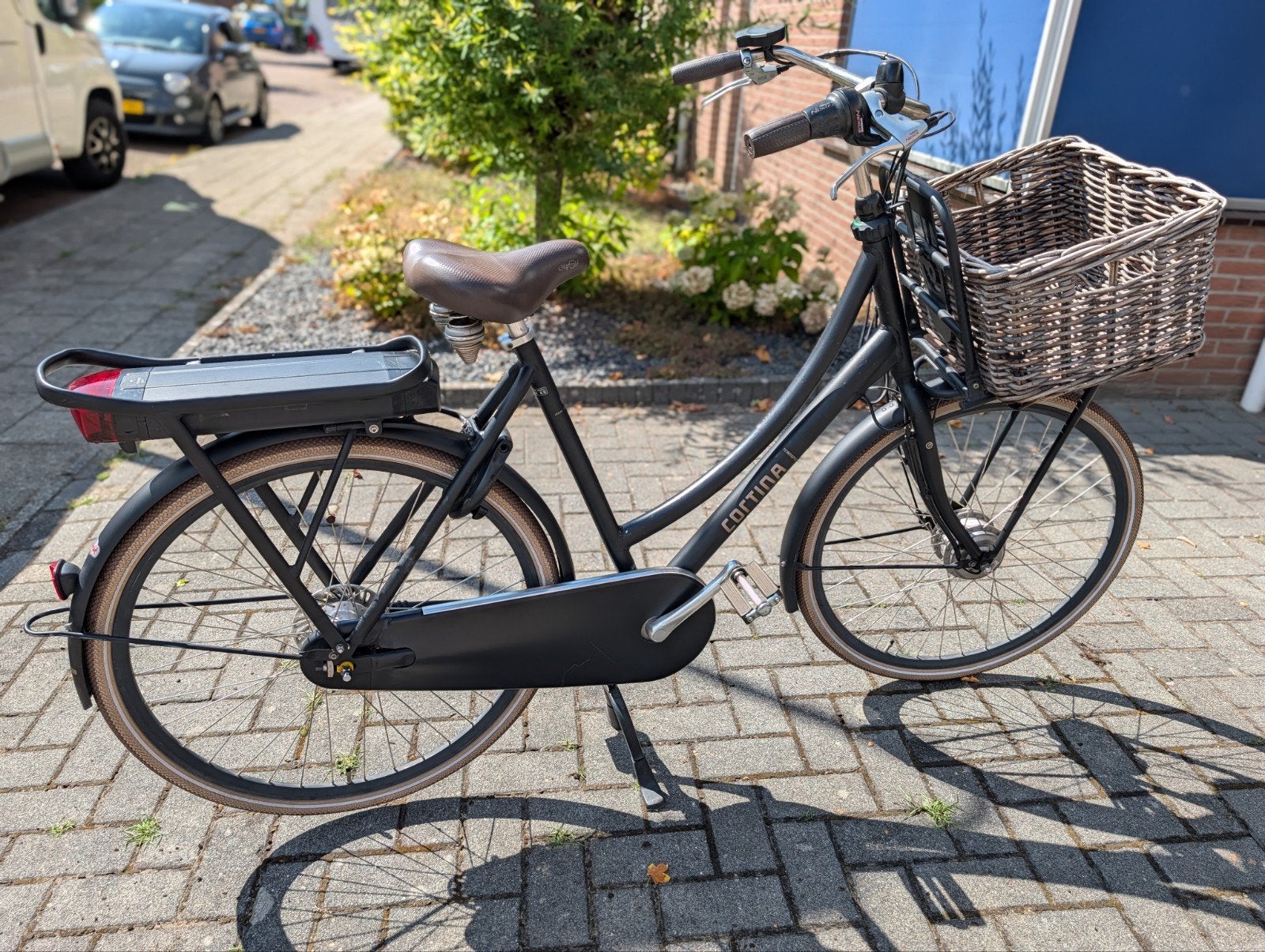 Cortina U4 Elektrische Damesfiets, mat zwart, Ophalen, Cortina