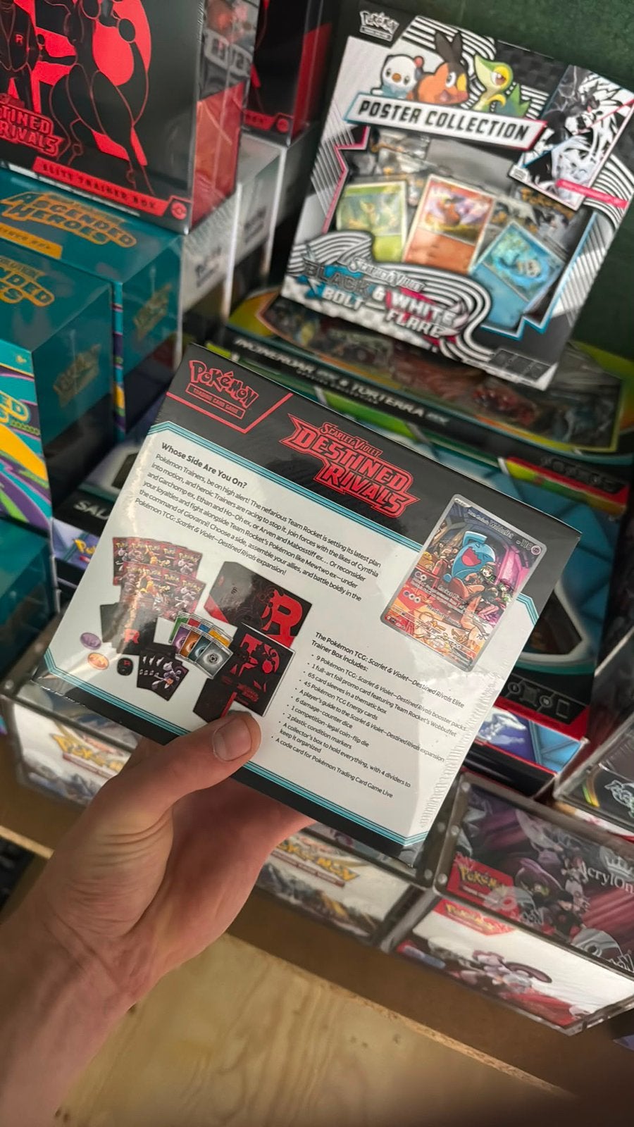 Pokemon Destined Rivals Elite Trainer Box | €140,- | OP=OP, Ophalen of Verzenden, Nieuw, Overige typen