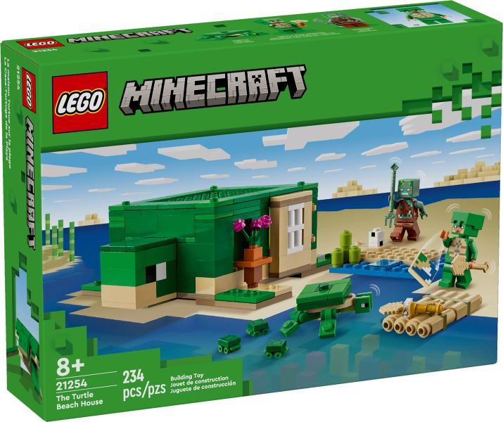 Lego Minecraft set 21254 Het schildpadstrandhuis, Minecraft, Lego, Nieuw, Ophalen of Verzenden