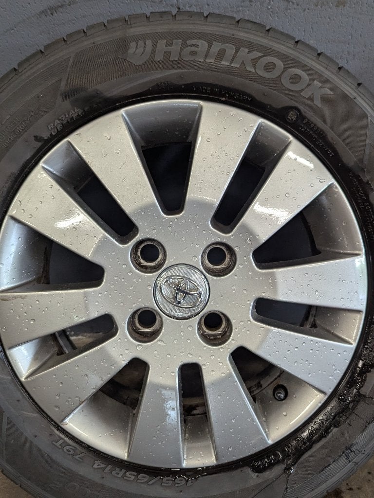 Toyota Aygo Velgenset 14'', Ophalen, 14 inch, Gebruikt, Banden en Velgen