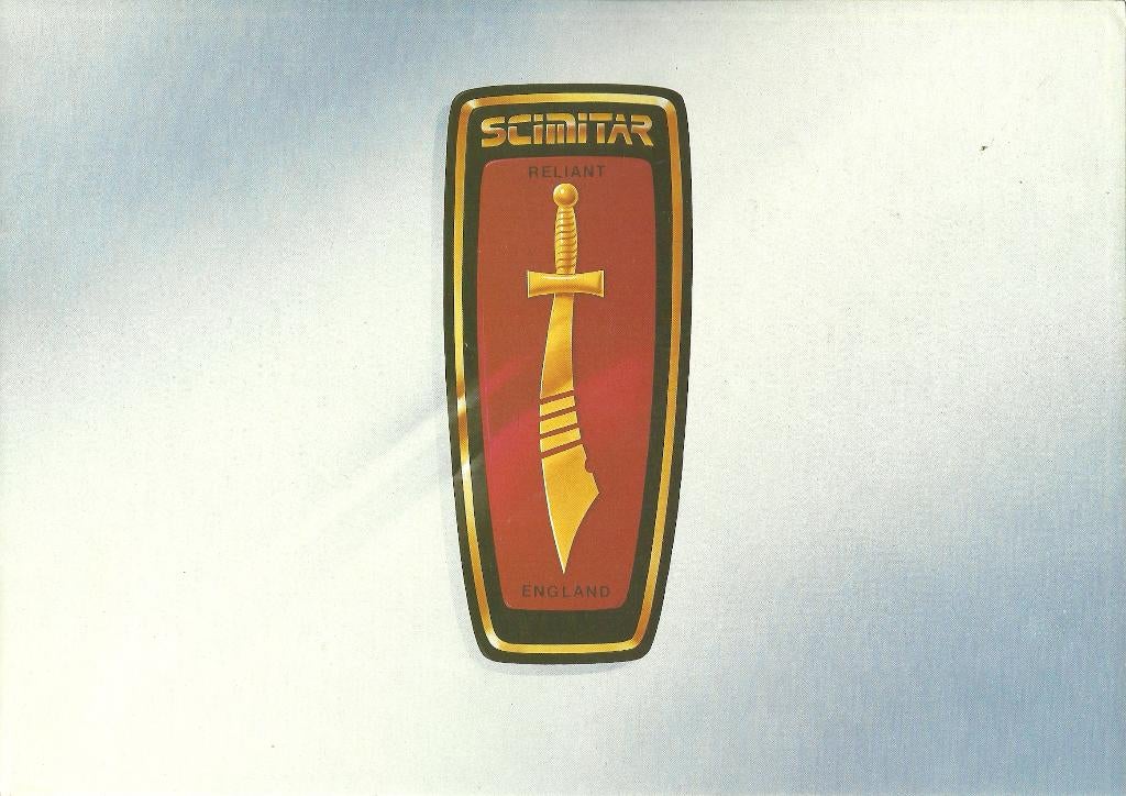 Reliant Scimitar cabriolet folders, Ophalen of Verzenden, Zo goed als nieuw, Overige merken
