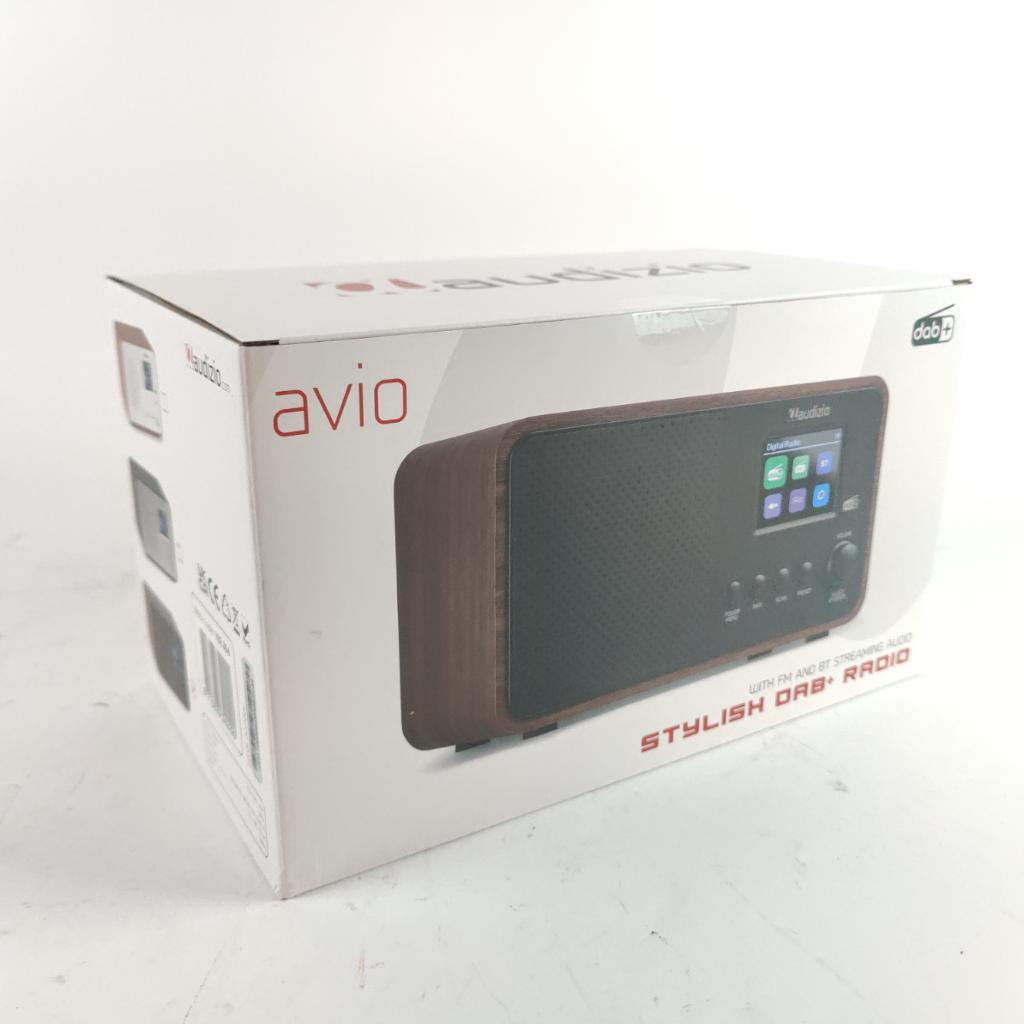 Audizio Avio DAB+ Radio, BT, FM, tft Wood NIEUW, Nieuw, Ophalen of Verzenden, Bouwradio, X