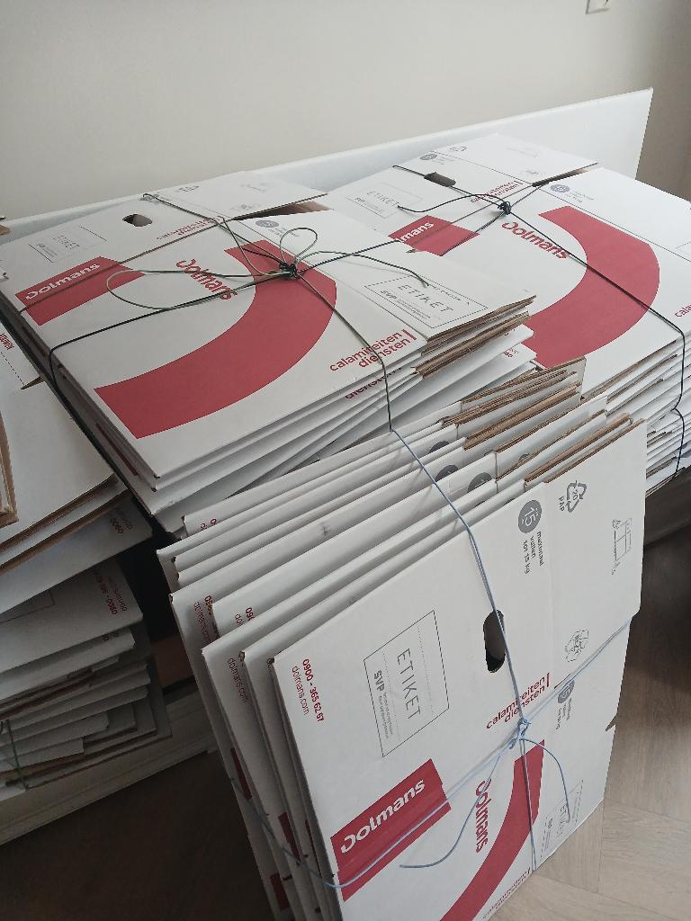Stevige Verhuisdozen te koop, Ophalen, Doos, 40 tot 60 cm, 50 tot 75 cm