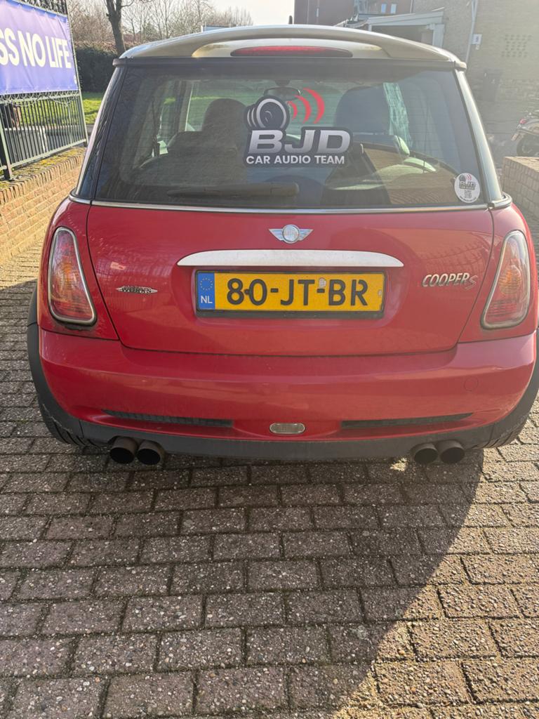 Mini 1.6 16V Cooper S 120KW john works, Auto's, Voorwielaandrijving, Zwart, 4 cilinders, 4 stoelen