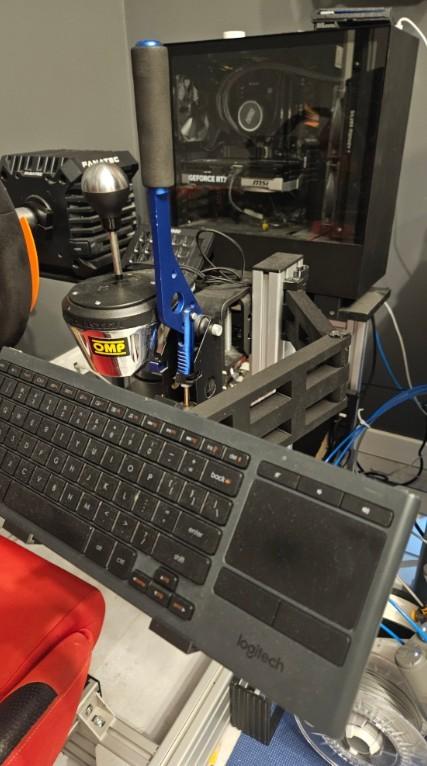 Keyboard arm voor extrusieprofiel simrig (Logitech K400), Computers en Software, Joysticks, Ophalen of Verzenden, Nieuw, Logitech