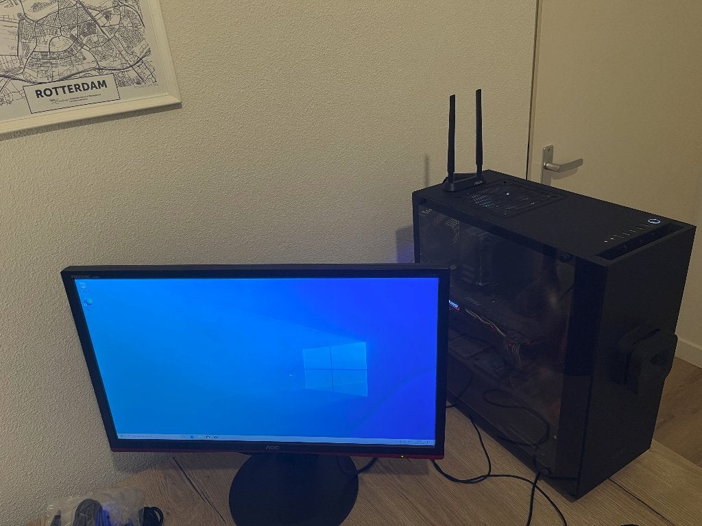 Gaming PC + monitor - uit 2017 - GTX 1070 / Intel i5-7500, Gebruikt, Ophalen of Verzenden, 2 TB, Gaming