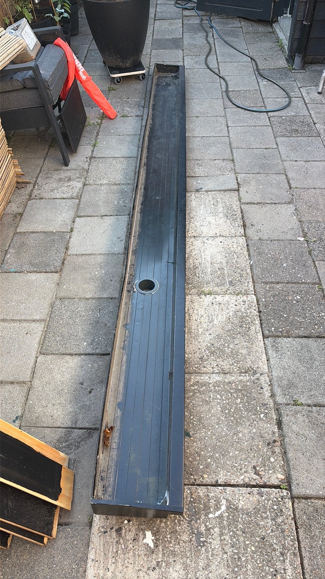 Dakgoot, Ophalen, Gebruikt, 60 tot 80 mm, 4 tot 6 meter