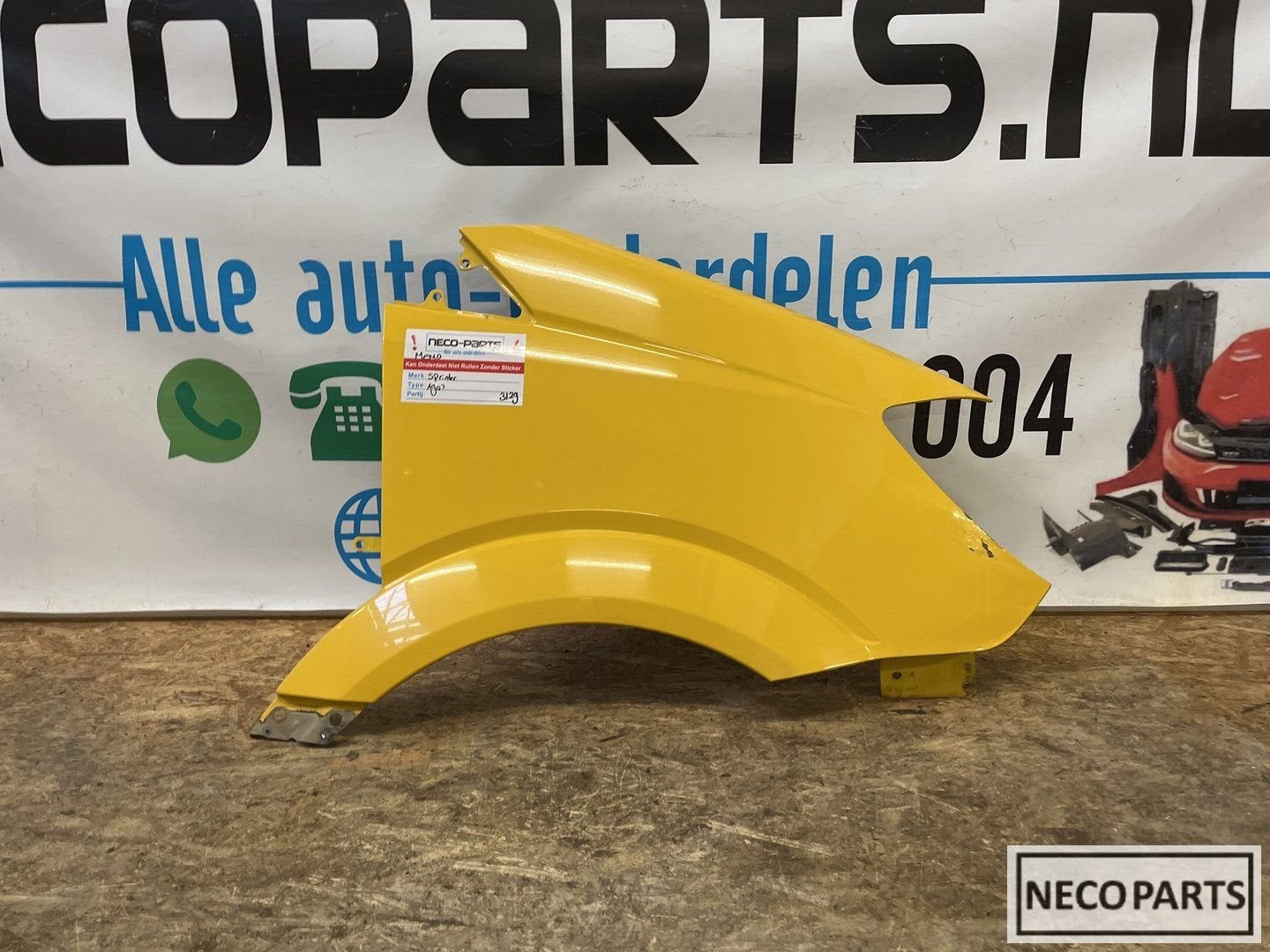 MERCEDES SPRINTER A907 W907 ZIJSCHERM SPATBORD ORIGINEEL, Auto-onderdelen, Carrosserie en Plaatwerk, Spatbord, Mercedes-Benz, Gebruikt