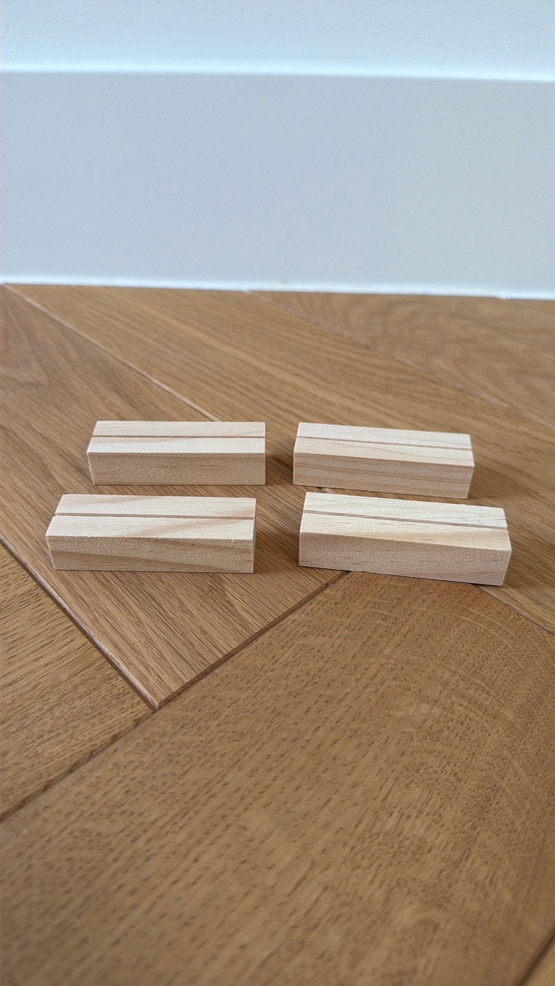 (Tafel) Kaartenhouders 20x Hout, Ophalen, Nieuw, Hout