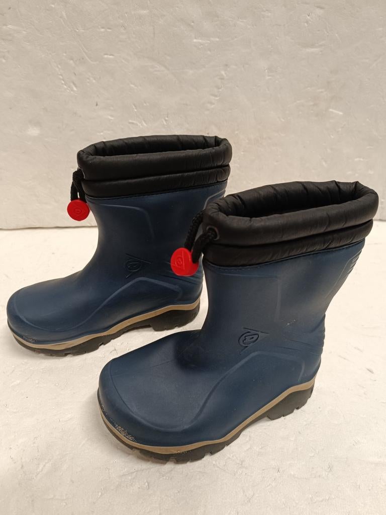 Dunlop gevoerde regenlaarzen maat 28, Jongen of Meisje, Ophalen of Verzenden, Laarzen