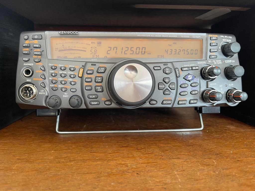 Nieuwstaat verkerende Kenwood TS 2000 2014, Telecommunicatie, Zenders en Ontvangers, Ophalen of Verzenden, Zo goed als nieuw