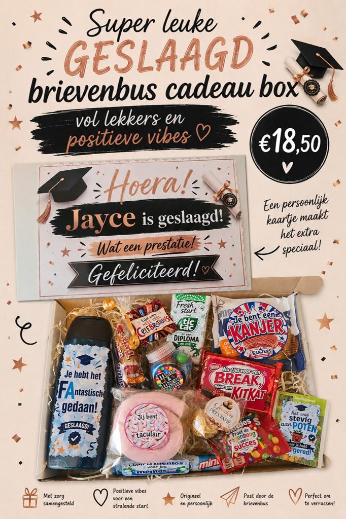 Geslaagd cadeau, Ophalen of Verzenden, Nieuw