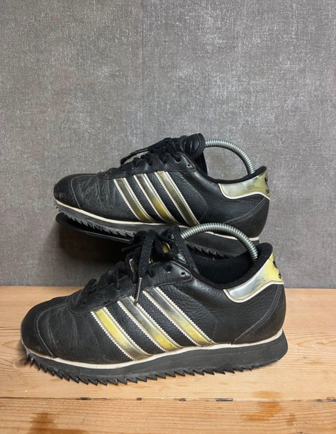 Vintage Adidas Originals, Zwart, Ophalen of Verzenden, Sneakers of Gympen, Gedragen