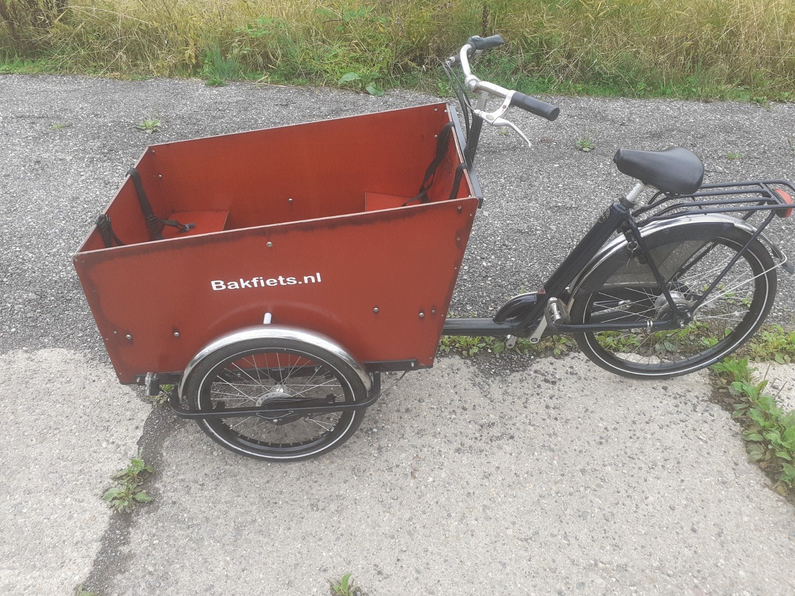 Bakfiets punt NL, Ophalen, Gebruikt, 4 kinderen of meer, Huif