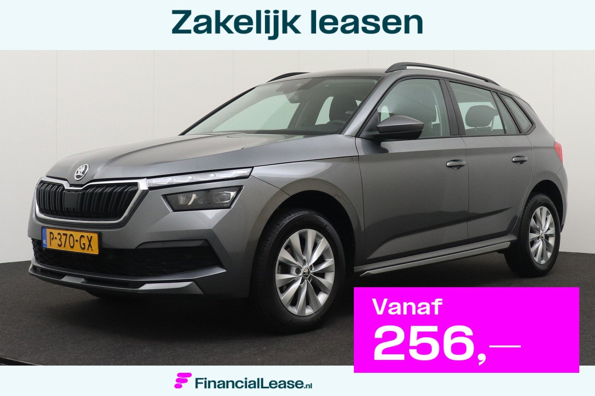Skoda Kamiq 1.0 TSI Business+ Trekhaak Half-Leder Digi.Dash, Dealer onderhouden, 1154 kg, Gebruikt, Origineel Nederlands