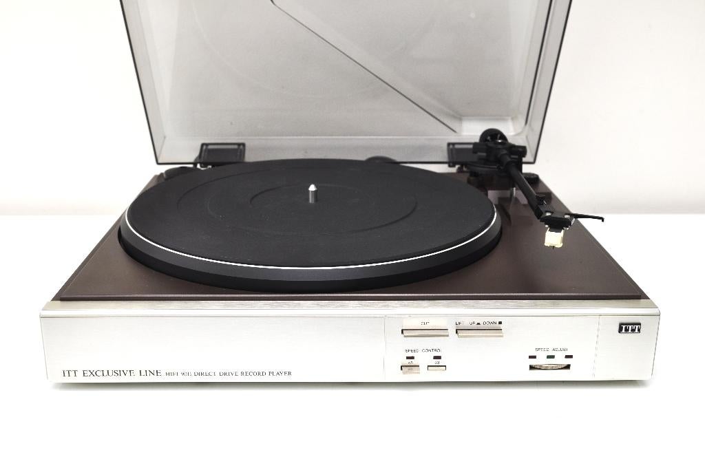 ITT 9011 direct drive platenspeler., Overige merken, Gebruikt, Pitch-regelaar, Ophalen of Verzenden