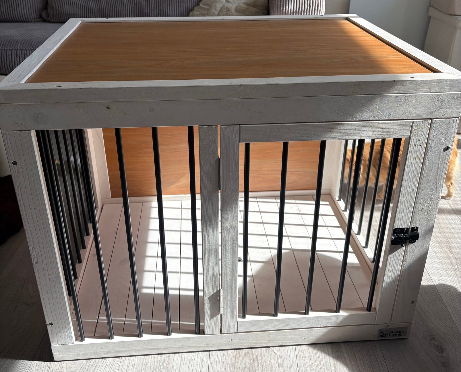 Honden bench, Ophalen of Verzenden, Zo goed als nieuw, Minder dan 65 cm