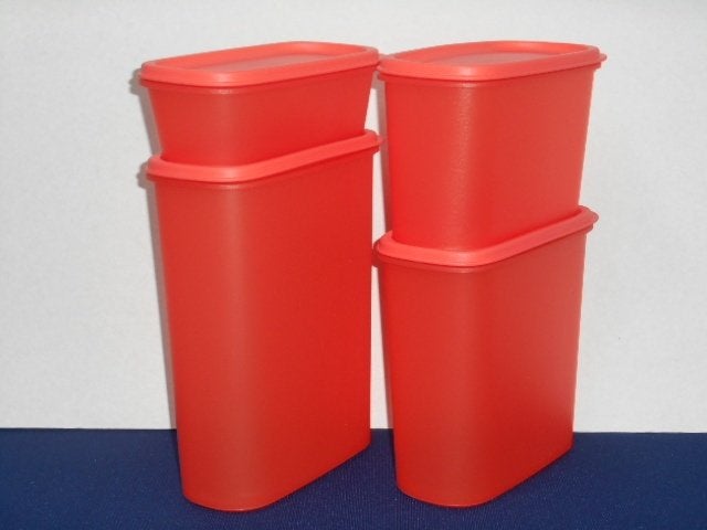 Tupperware Modulo Set (4), Ophalen of Verzenden, Nieuw, Overige typen, Met deksel
