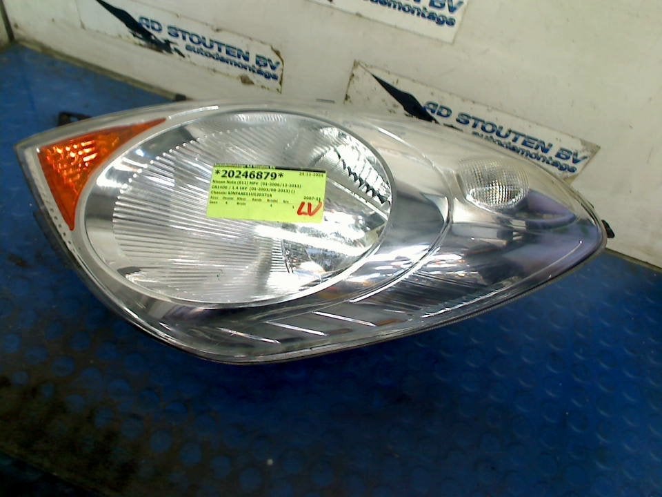 Koplamp Links Nissan Note (E11) (2006-01/2013-08) 89901178, Auto-onderdelen, Verlichting, Gebruikt, Germany@nissan-services.eu