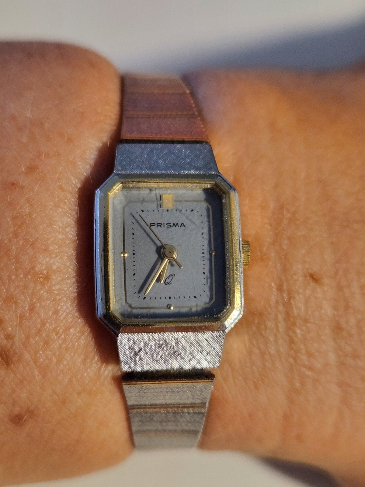 Vintage Prisma horloge - dames, Staal, Gebruikt, Staal, Polshorloge