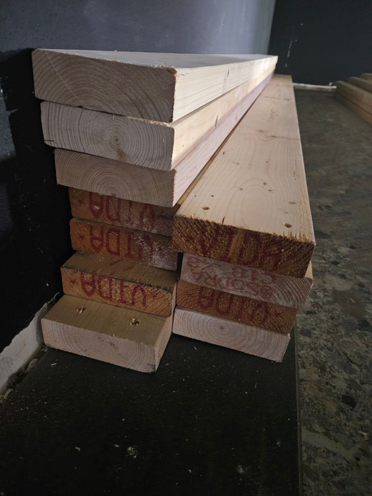 Vuren 44x144mm 6x 330cm, 1x305cm, 4x264cm, Doe-het-zelf en Verbouw, Ophalen, Gebruikt, 25 tot 50 mm, 300 cm of meer