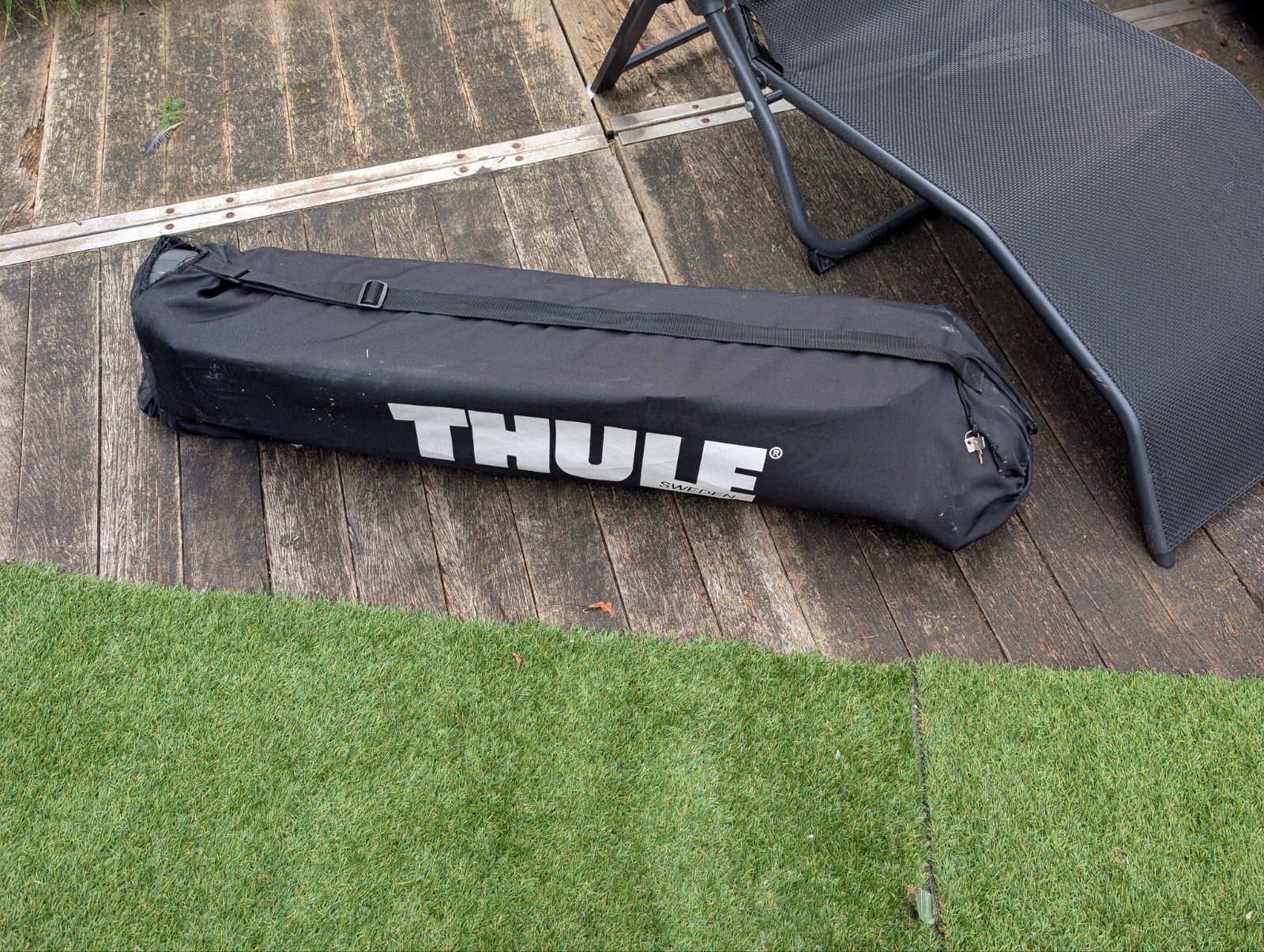 Thule Ranger 90 opvouwbare dakkoffer - Compact en Ruim, Auto diversen, Ophalen, Zo goed als nieuw