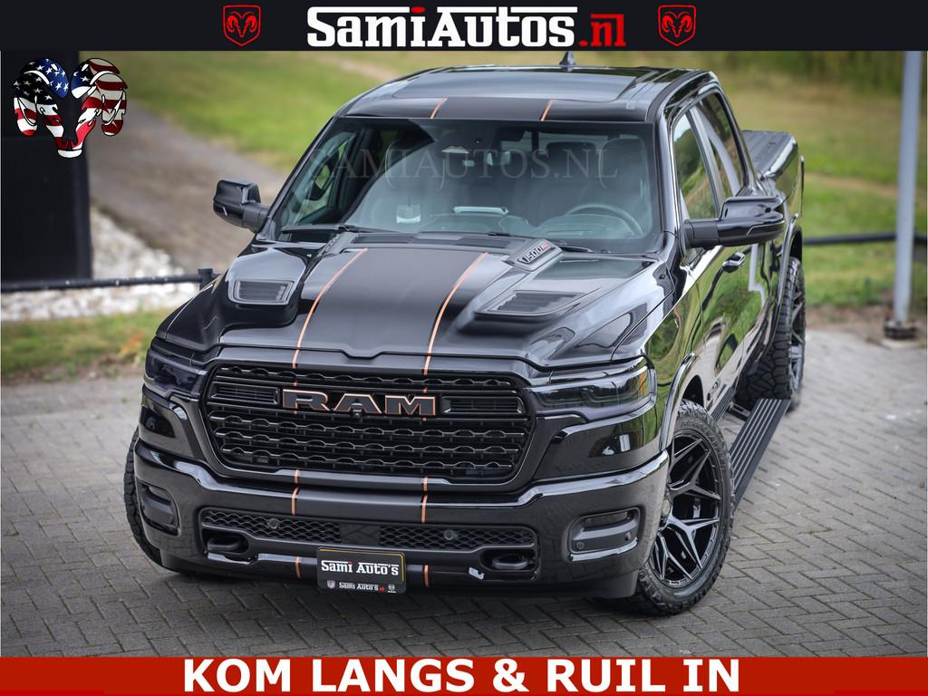 Dodge Ram LIMITED SPORT H.O 540HP 706Nm | Massage + Full Opt, Auto's, Bestelauto's, Automaat, Met garantie (alle), Zwart, Leder