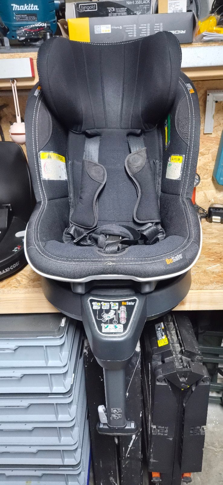 BeSafe iZi Turn i-Size autostoel met lig- en rotatiefunctie, Verstelbare rugleuning, Gebruikt, Isofix, Ophalen