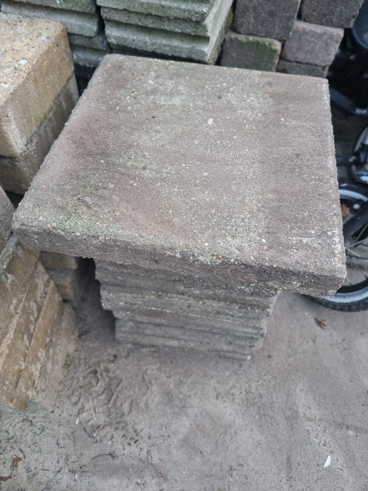 stoeptegel 30 x 30 x 4, Tuin en Terras, Ophalen, Beton, Terrastegels