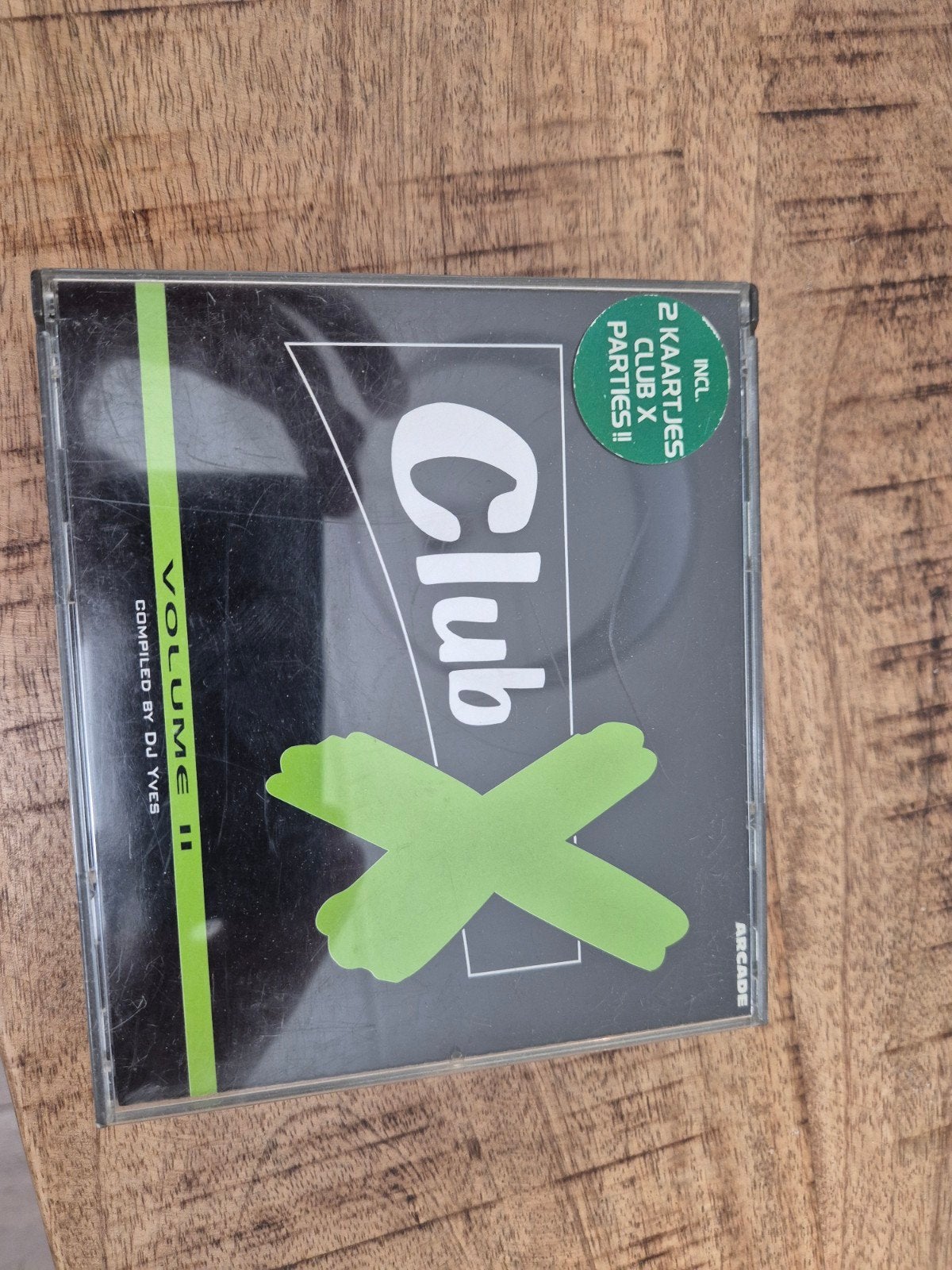 Club X Volume II CD + Zeldzaam Entreekaartje, Cd's en Dvd's, Cd's | Dance en House, Ophalen of Verzenden, Gebruikt, Hardcore, Album