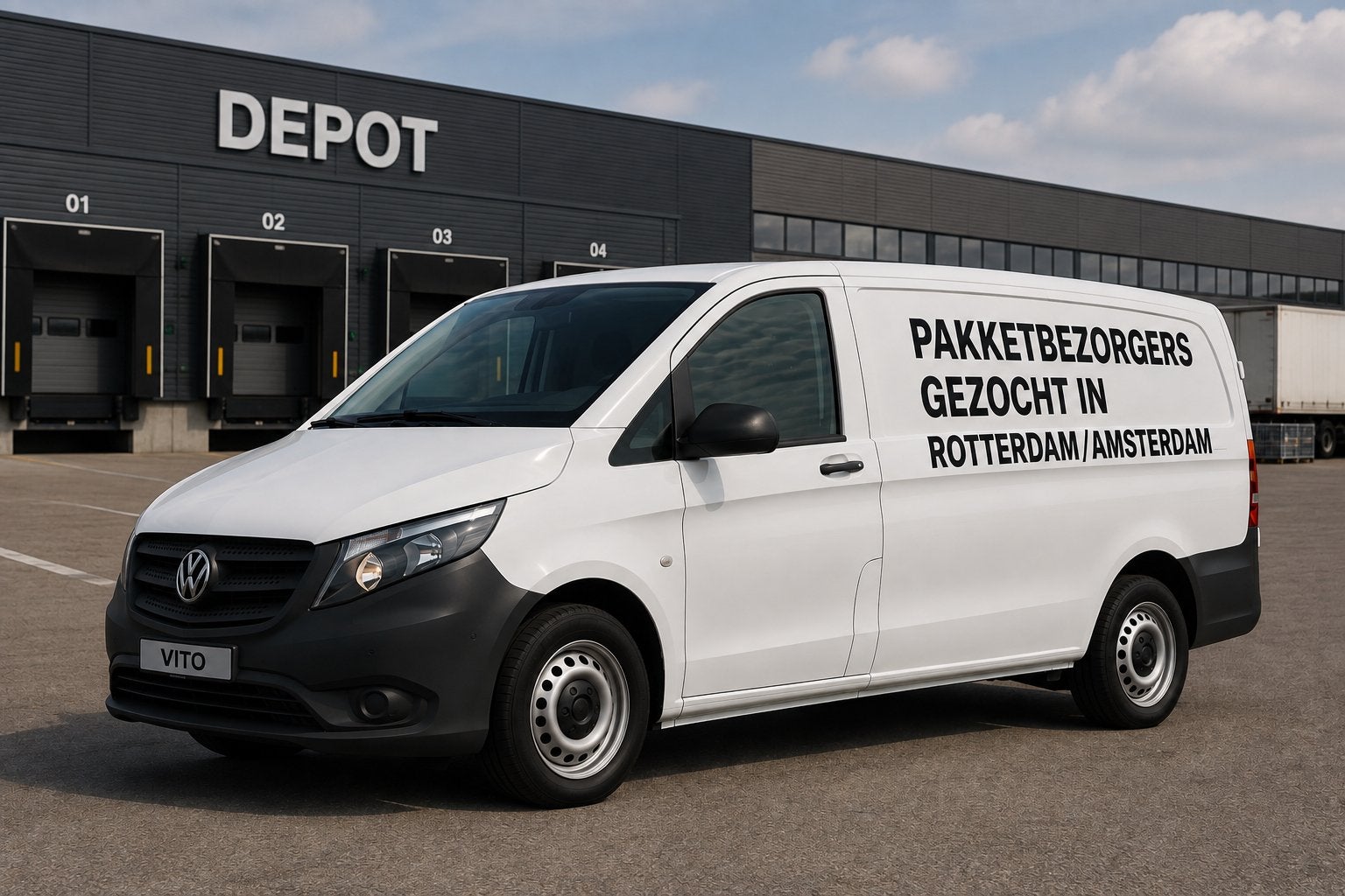 PAKKETBEZORGERS GEZOCHT IN ROTTERDAM/AMSTERDAM, 33 - 40 uur, Overige niveaus, Starter, Overige vormen