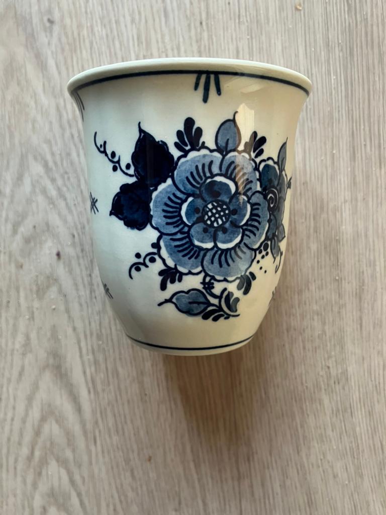 Lepelvaasje Royal Goedewaagen Blue Delft, Ophalen of Verzenden
