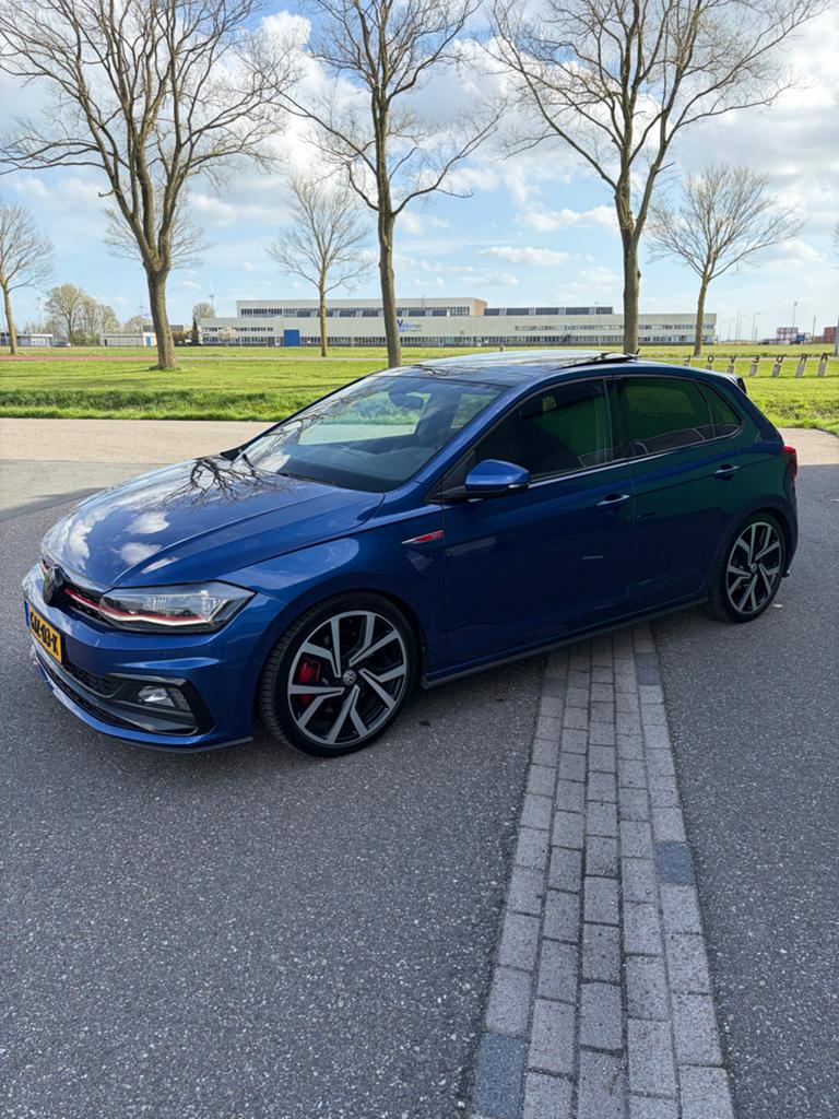 Volkswagen Polo 2.0 TSI 200pk 6-DSG 2020 Blauw, Stof, 4 cilinders, 1984 cc, Blauw
