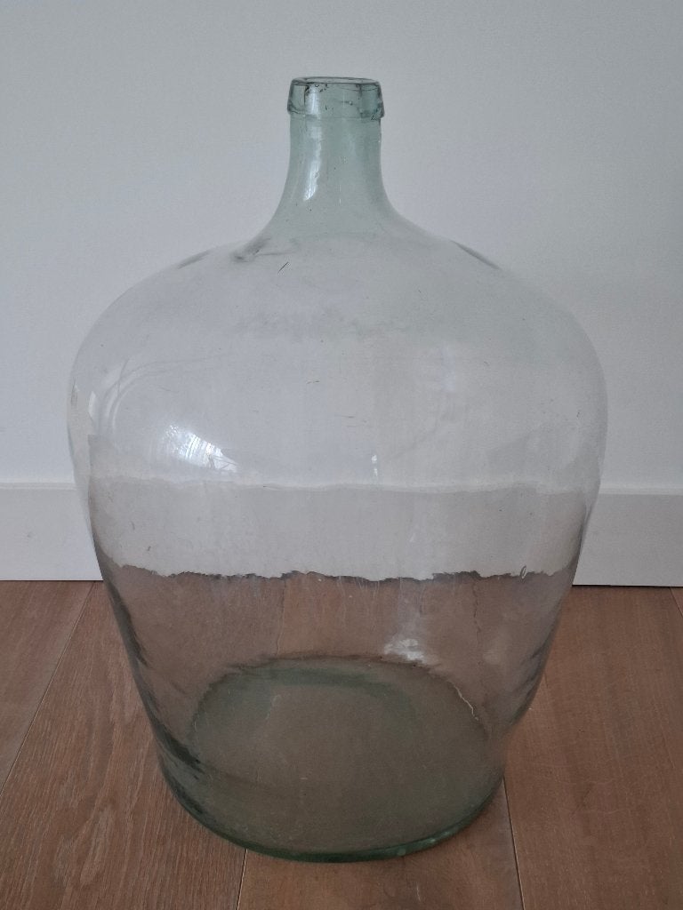 antieke glazen gistfles, Antiek en Kunst, Ophalen