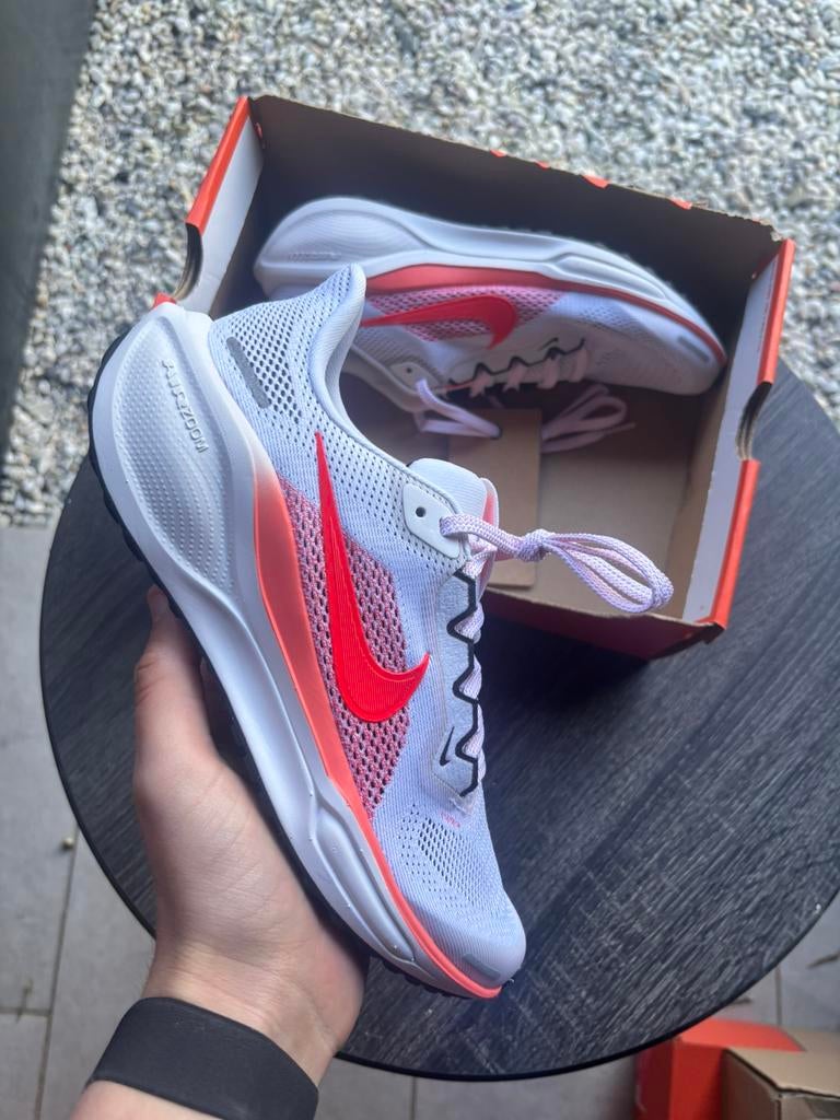 Nike air zoom pegasus 41 white red - maat 38,5 - nieuw, J, Nieuw, Ophalen of Verzenden, J