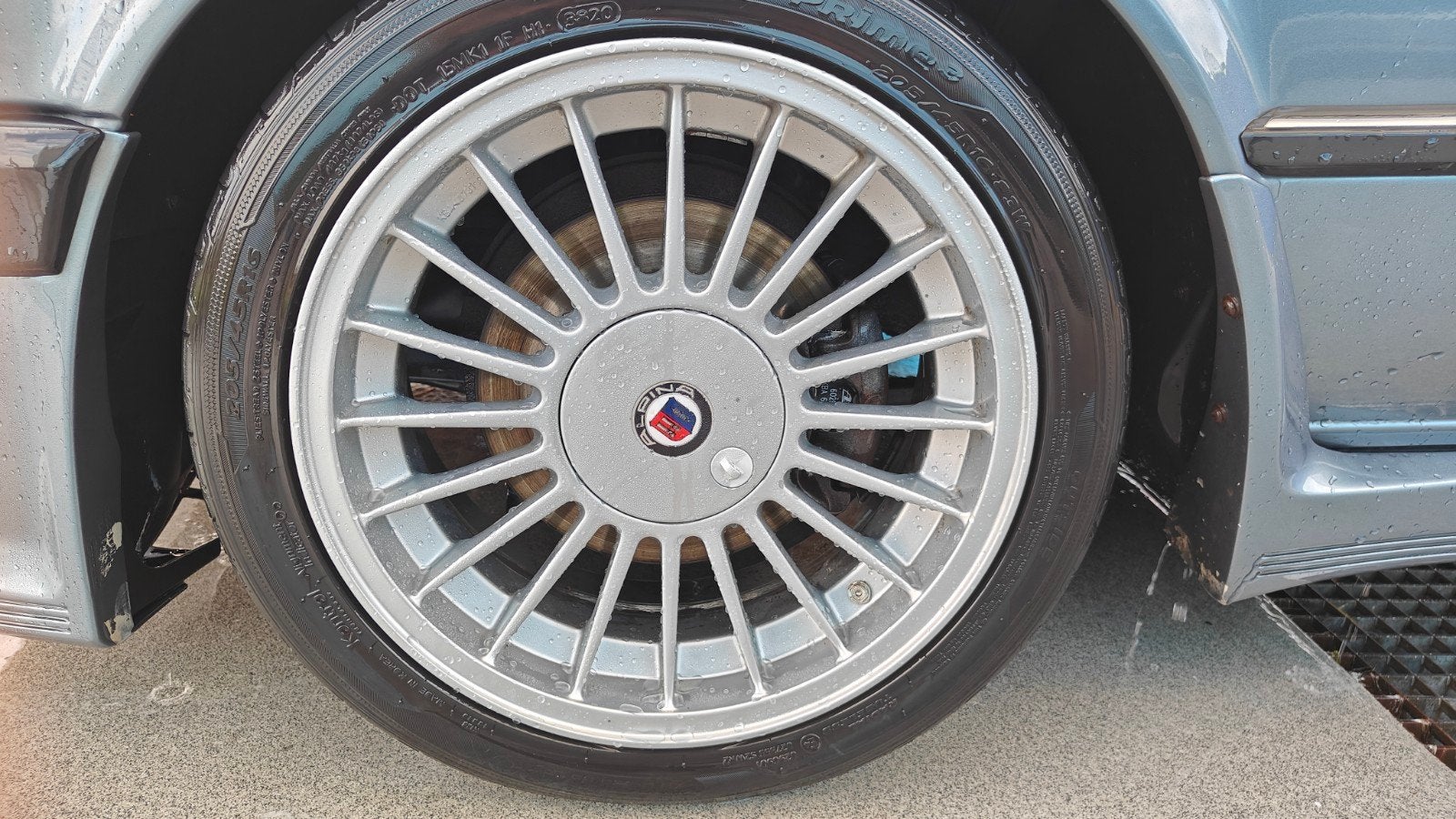 Originele Alpina E30 BMW B6 3.5/2.8 Breedset 16 inch, Auto-onderdelen, Ophalen, 16 inch, Zomerbanden, Velg(en)