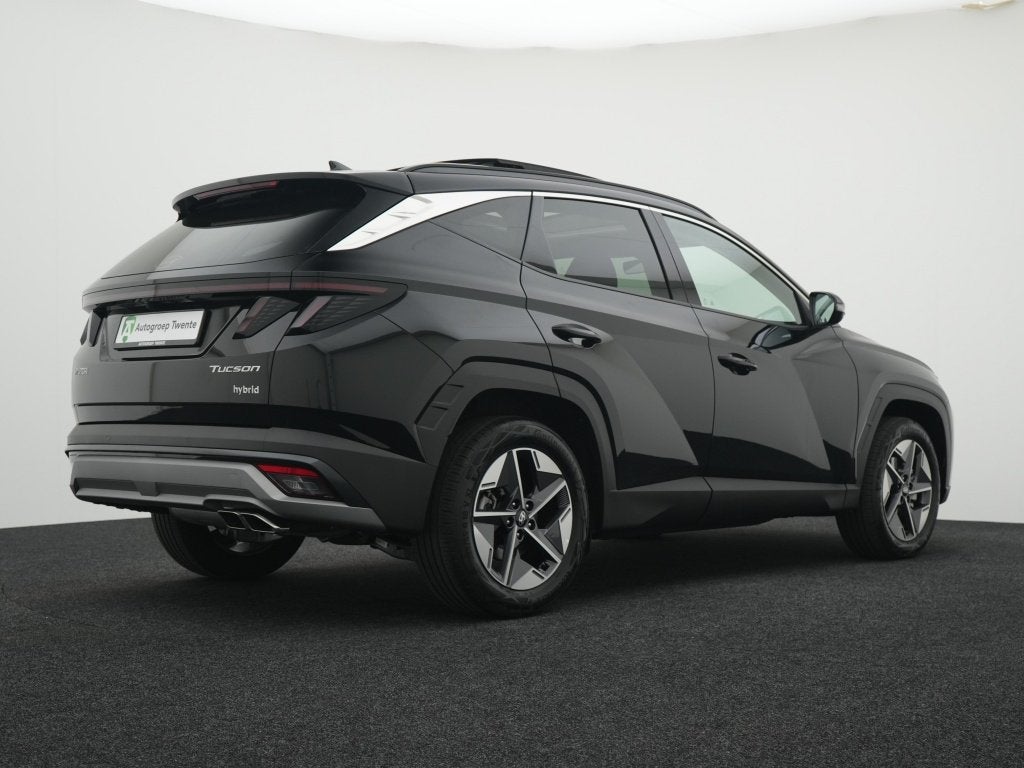 Hyundai Tucson 1.6 T-GDI HEV Comfort | Panoramadak | Private, Auto's, Stof, Gebruikt, 4 cilinders, Zwart